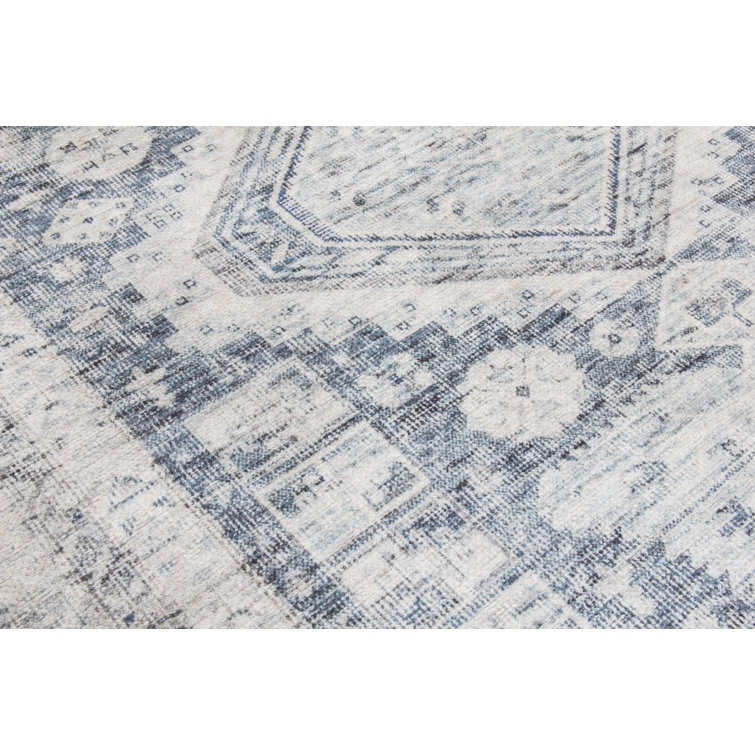 Hometrends Modena Grey/Blue Rug Wayfair.co.uk